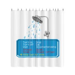 Adventure Game Dialogbox Duschvorhang