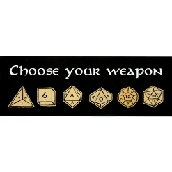 Aufkleber Choose Your Weapon