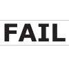 Aufkleber: Fail