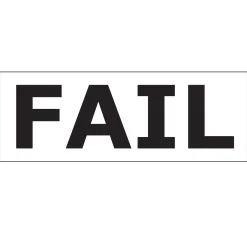 Aufkleber: Fail
