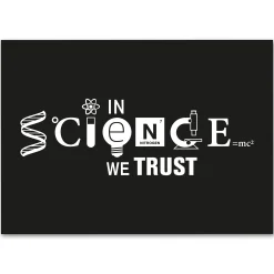 Aufkleber In Science We Trust