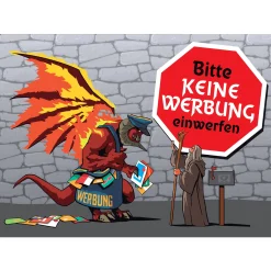 Aufkleber "Keine Werbung einwerfen"
