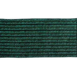 Badehandtuch Binärcode