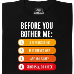 Before you bother me