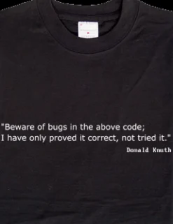 beware of bugs in the above code