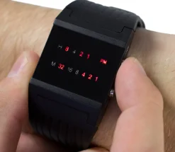 Binäre Armbanduhr