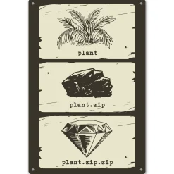 Blechschild Plant.zip.zip