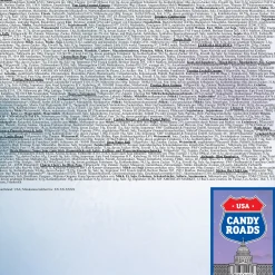 Candy Roads - Snack-Box mit Süßigkeiten aus den USA