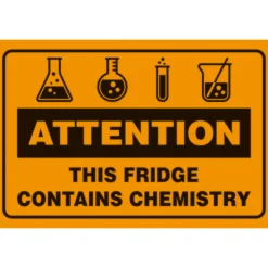 Chemiewarnungen Kühlschrankmagnete