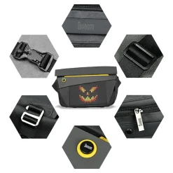 Divoom Pixoo Slingbag V Umhängetasche mit Pixel Display
