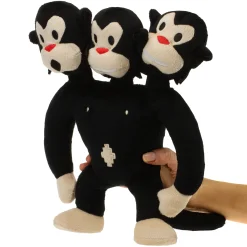 Dreiköpfiger Affe Plüsch