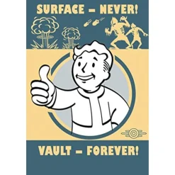 Fallout Poster Vault Forever