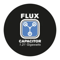 Geek Aufkleber Fluxkompensator