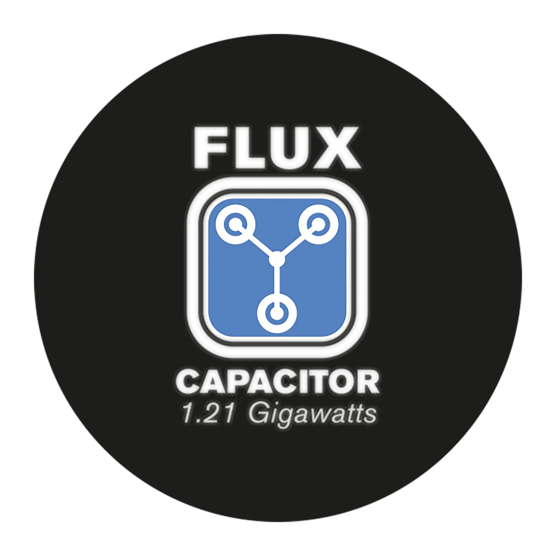 Geek Aufkleber Fluxkompensator