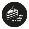Geek Aufkleber The Cake is a Lie