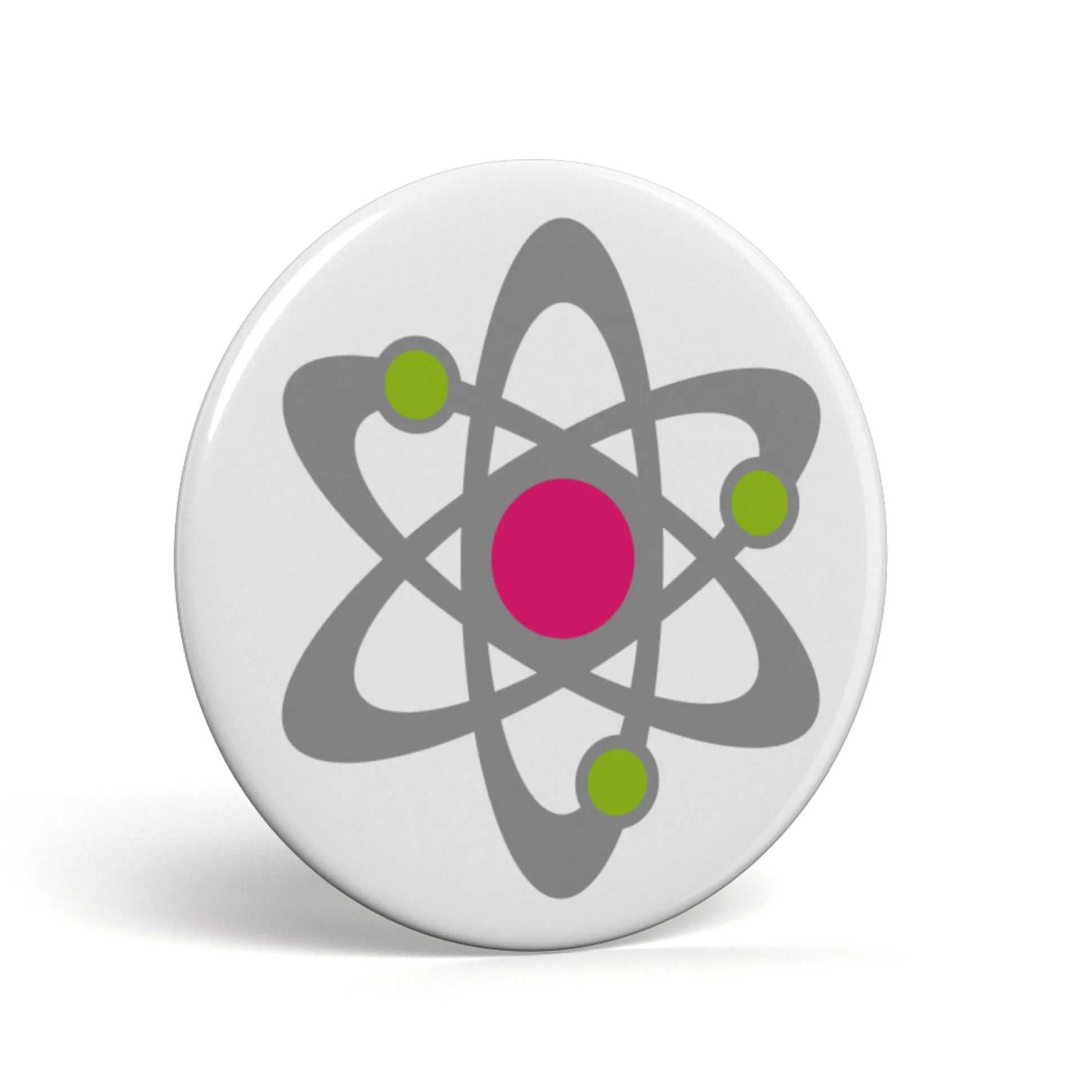 Geek Button Atommodell