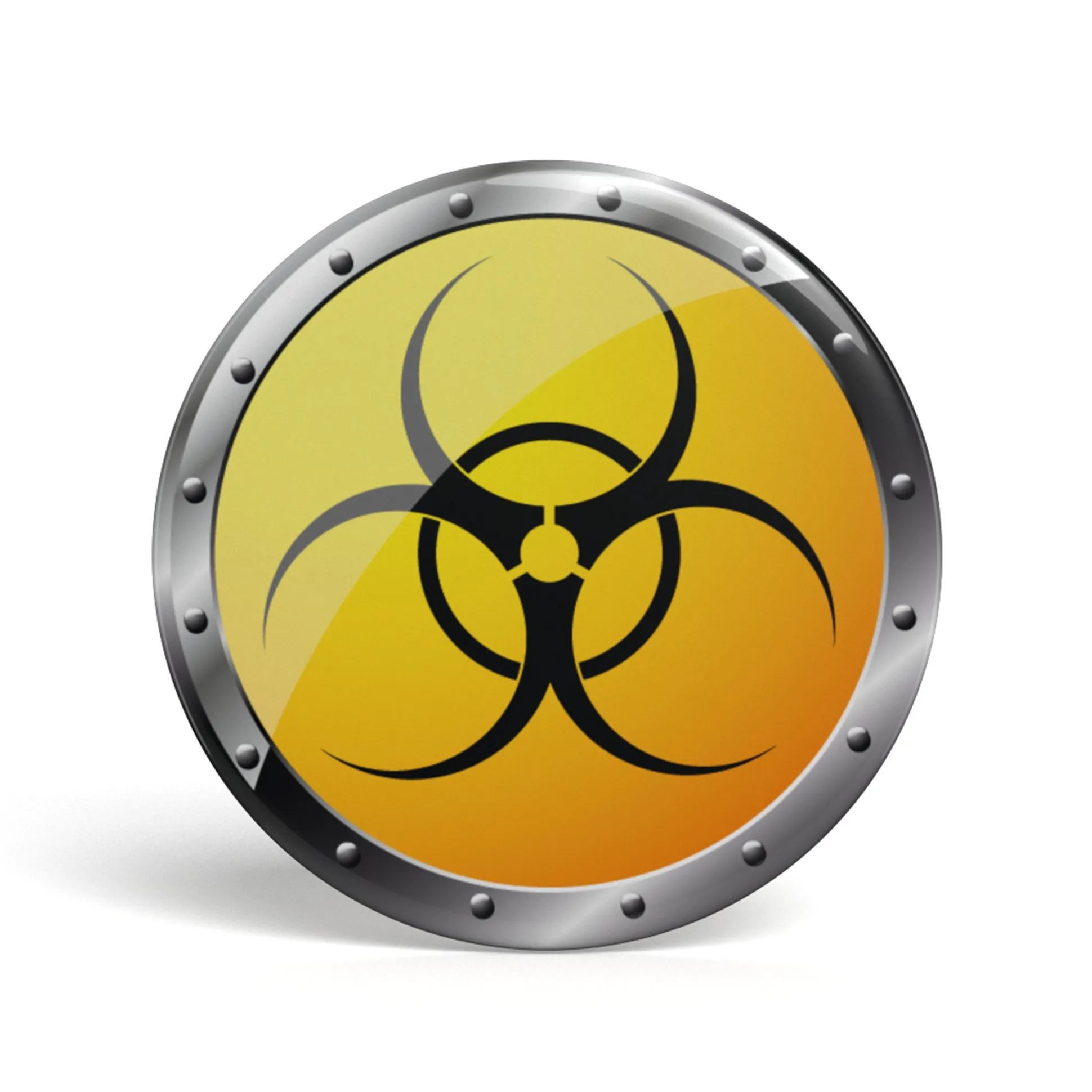 Geek Button Biohazard
