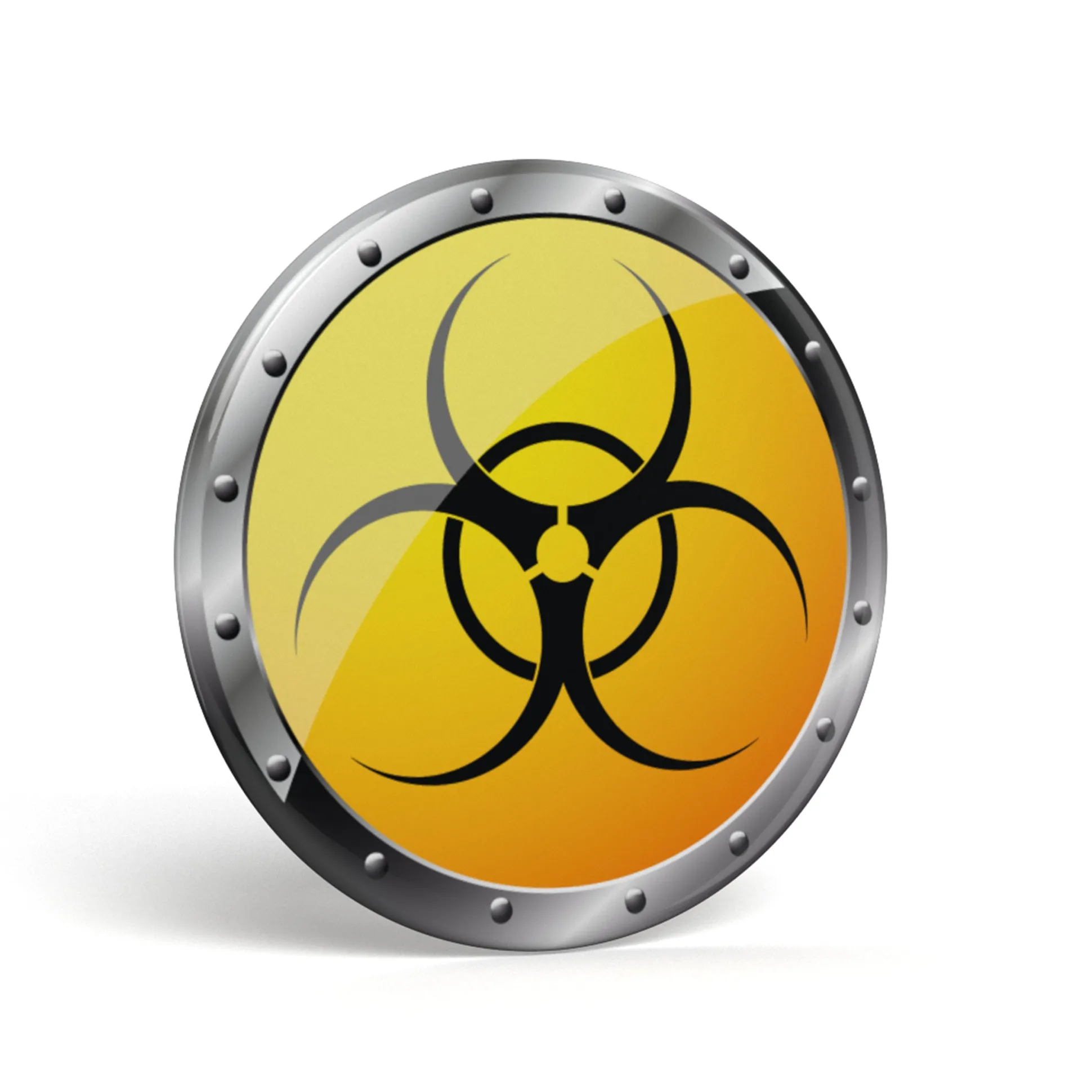 Geek Button Biohazard
