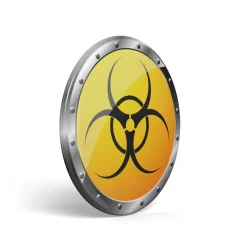 Geek Button Biohazard
