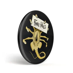 Geek Button Free Hugs Facehugger