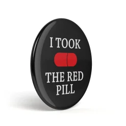 Geek Button I Took The Red Pill