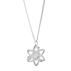 Geek Gem Atommodell-Halskette