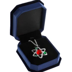 Geek Gem Atommodell-Halskette