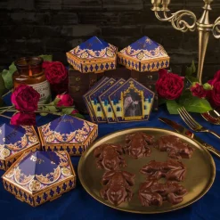 Harry Potter Schoko-Frosch Pralinenform mit Sammelkarten