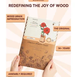 Holzbausatz Rote Kamelie