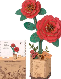 Holzbausatz Rote Kamelie
