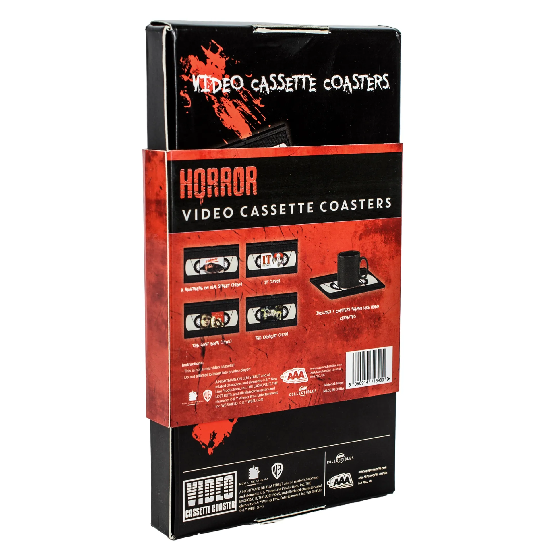 Horror Kassetten Untersetzer