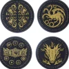 House of Dragon Metall Untersetzer Set