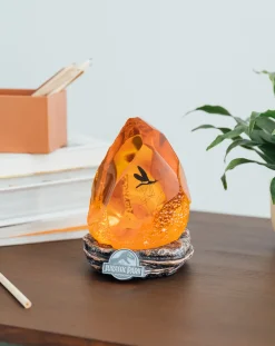 Jurassic Park Lampe: Bernstein mit Mosquito