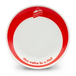 Kuchenteller "The cake is a lie"