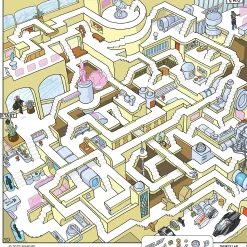 Marvel Mazes - Labyrinth- und Wimmelbuch