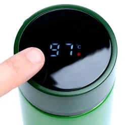 Minecraft Creeper Trinkflasche mit Digital Thermometer