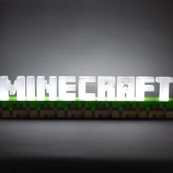 Minecraft Logo Lampe