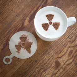 Nerdiges Cappuccino Schablonen-Set