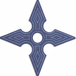 Ninja Wurfstern Untersetzer Shuriken