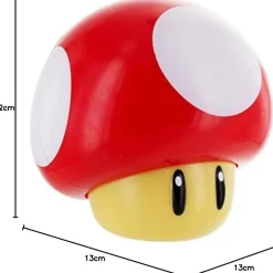 Nintendo Super Mario Pilz Lampe mit Soundeffekt