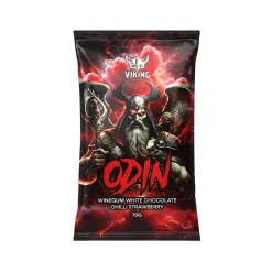 Odin - Erdbeer Weingummi mit Weißer Schokolade und Chili