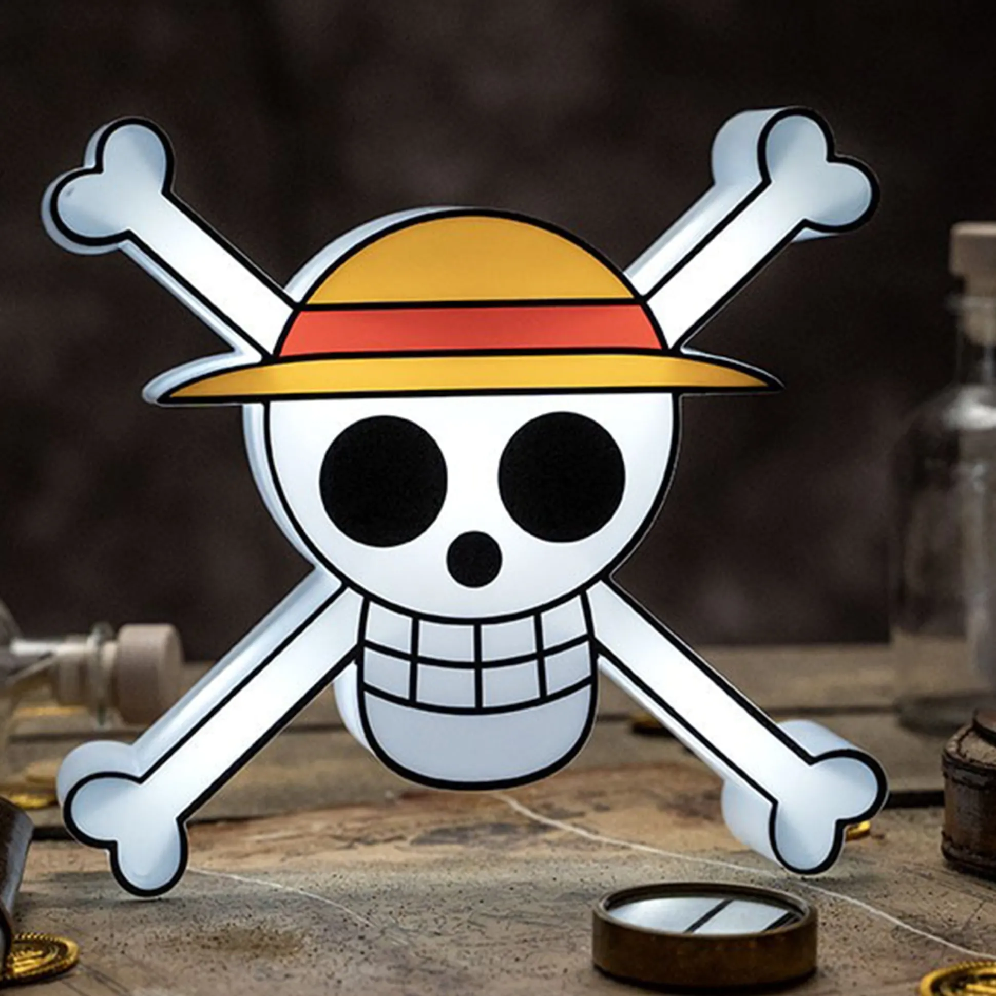 One Piece Schädel Lampe