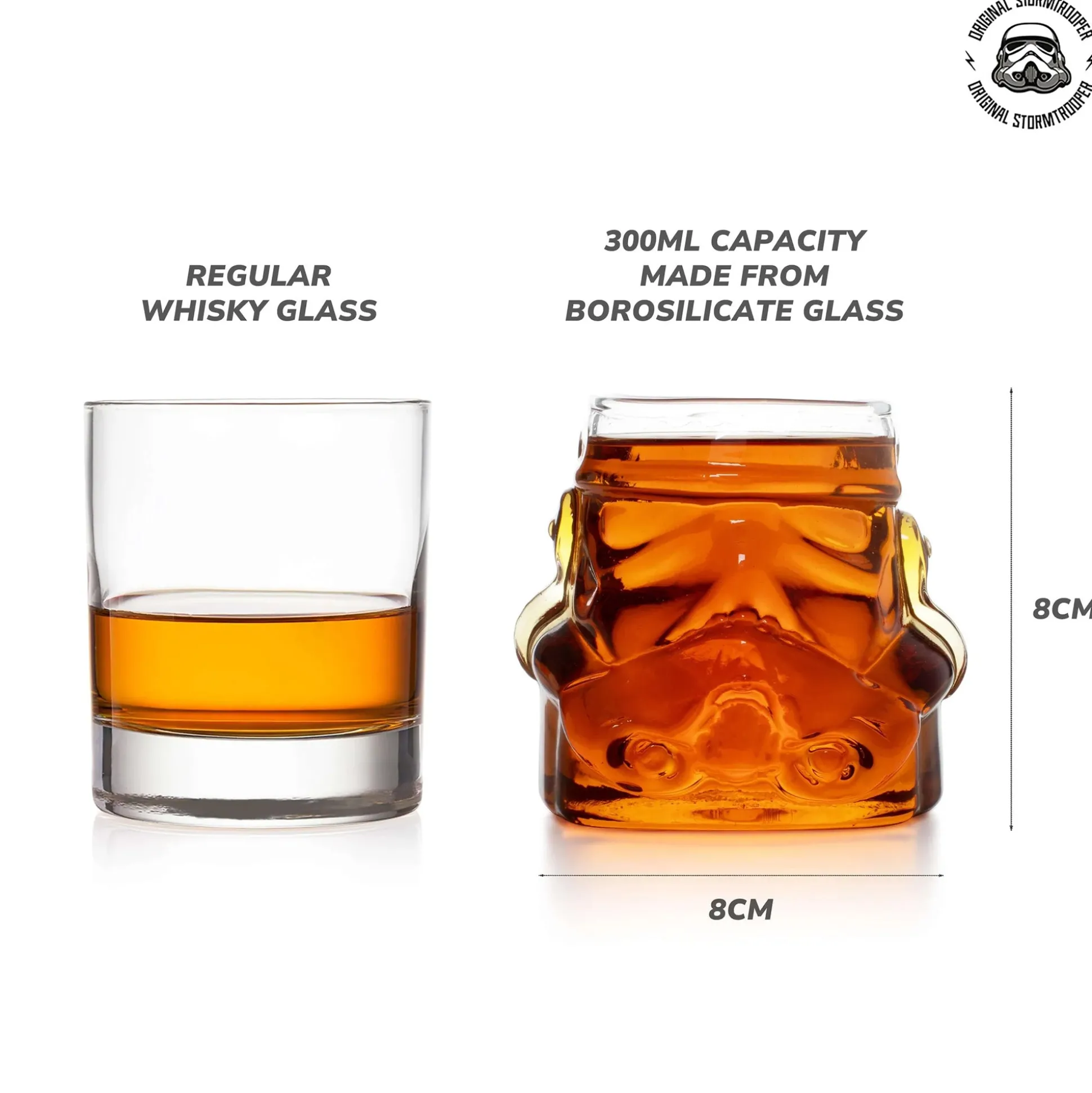 Original Stormtrooper Whiskygläser 2er-Set Inside Out Design