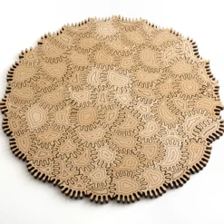 Patchwork Holzpuzzle Amöbe