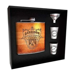 Peaky Blinders Flachmann mit Schnapsgläsern