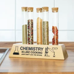 Reagenzglas Gewürzregal