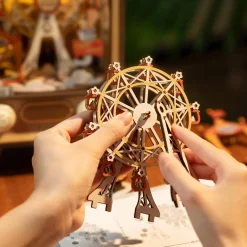 Retro-Fernseher Spieluhr Holzbausatz