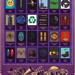 Rubbelposter Science Fiction-Filme