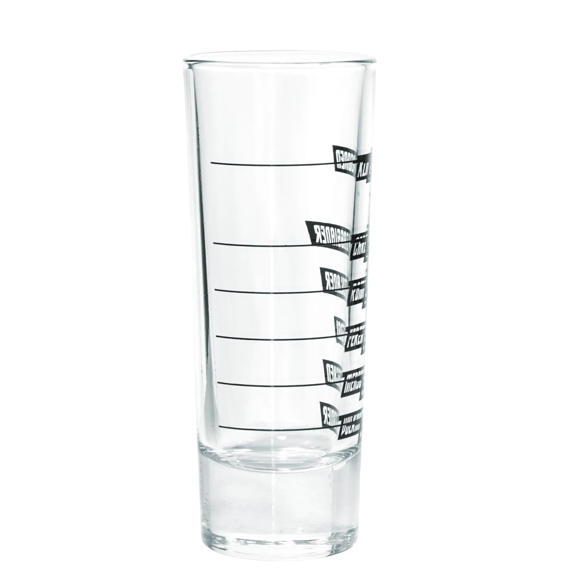 Schnapsglas Intergalaktisches Alkohol-Messglas