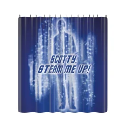 Steam me up, Scotty Duschvorhang